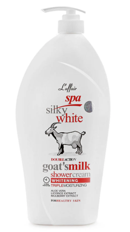 L'affair Spa Silky White Goat Milk Shower Cream W/Papaya