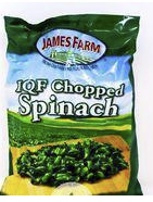 JAMES FARM CHOPPED SPINACH