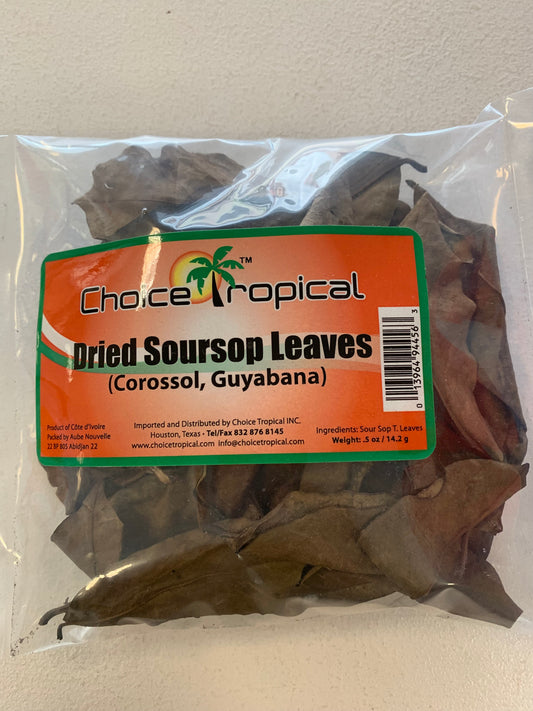 DRIED SOURSOP LEAVE (COROSSOL, GUYABANA)